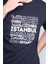 Çetinkaya Mentality 3400 Erkek Bisiklet Yaka Regular Baskılı T-Shirt Siyah 3