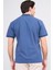 3872 Erkek Polo Yaka 30/1 Penye Pike T-Shirt Koyu Indigo 4