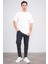 Çetinkaya Mentality 3893 Bisiklet Yaka 30/2 Süprem Loose Fit T-Shirt Krem 2