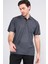 3918 Erkek Polo Yaka Cepli T-Shirt Antrasıt 1