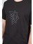 Çetinkaya Mentality 3730 Bisiklet Yaka 30/1 Penye Regular Baskılı T-Shirt Siyah 3
