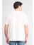Çetinkaya Chester Polo 3900 Erkek Bisiklet Yaka Pamuk Baskılı Comfort T-Shirt Krem 4