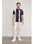 3897 Erkek Polo Yaka 30/1 Ringelli Pike T-Shirt Koyu Lacivert 2