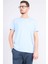 Çetinkaya Mentality 2772B Bisiklet Yaka Basic T-Shirt Nane Mavisi 1