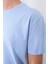 Çetinkaya Mentality 2772B Bisiklet Yaka Basic T-Shirt Nane Mavisi 3