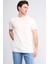 Çetinkaya Mentality 2772B Bisiklet Yaka Süprem Slim Fit Koyu Krem T-Shirt 1