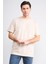 Çetinkaya Mentality 3880 Bisiklet Yaka 16/1 Süprem Regular T-Shirt Vizon 1