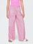 Kız Çocuk Pembe Poplin Baggy Pantolon 5