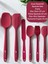 6 Parça Spatula Seti Yanmaz Yapışmaz Slikon Yumurta Fırçası Kaşık Bıçak Pasta Spatula Seti 1