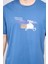 Çetinkaya Chester Polo 3863 Bisiklet Yaka 30/1 Penye Comfort Baskılı T-Shirt Indigo 3