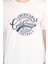 Çetinkaya Mentality 3807 Bisiklet Yaka 30/1 Penye Regular Baskılı T-Shirt Koyu Krem 3