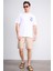 Çetinkaya Chester Polo 3859 Bisiklet Yaka 30/1 Penye Regular Baskılı T-Shirt Beyaz 2