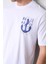 Çetinkaya Chester Polo 3859 Bisiklet Yaka 30/1 Penye Regular Baskılı T-Shirt Beyaz 3