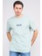 Çetinkaya Chester Polo 3900 Erkek Bisiklet Yaka Pamuk Baskılı Comfort T-Shirt Çağla 1