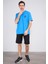 Çetinkaya Chester Polo 3833 Bisiklet Yaka 30/1 Penye Comfort Baskılı T-Shirt Cobalt 2