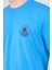 Çetinkaya Chester Polo 3833 Bisiklet Yaka 30/1 Penye Comfort Baskılı T-Shirt Cobalt 3