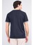 3792 Erkek Bisiklet Yaka 30/1 Pike T-Shirt Lacivert 4