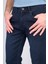 6443 Erkek Proton Slim Fit Kot Pantolon Koyu Mavi 3