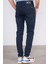 6443 Erkek Proton Slim Fit Kot Pantolon Koyu Mavi 4
