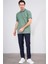 3894 Erkek Polo Yaka 30/1 Penye Pike T-Shirt Çağla 2