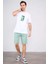 Çetinkaya Mentality 3967 Bisiklet Yaka Penye Regular Baskılı Tshirt Beyaz 2