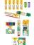13 Parça Okul Öğrenci Seti,boyama Seti,yazı Seti,stick Yapıştırıcı,kalemtıraş Donanımlı Set 1
