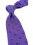 Leesdale Style Koyu Lila Puantiye Desen Italyan Ipek Kravat İK1928 2