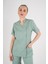 Aylu Model Soft Likra Çağla Yeşili Doktor Hemşire Hastane Scrubs Üniforma Takımı 4