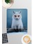 Tilki Kış Temalı Baskılı Oyuncu Gaming Dikdörtgen Bilek Destekli Mousepad 1