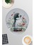 Sevimli Penguen Baskılı No:2 Oyuncu Gaming Oval Bilek Destekli Mousepad 1