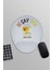 Bi Çay Ver Komik Eğlenceli Baskılı Oval Bilek Destekli Mousepad 1