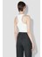 Beyaz Ribanalı M Tank Top - %98 Pamuk, Şık ve Konforlu 2
