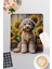 Sevimli Cins Köpekler Baskılı Oyuncu Gaming Dikdörtgen Bilek Destekli Mousepad 1