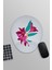 Renkli Çiçekler Baskılı Oval Bilek Destekli Mousepad 1