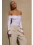 Şık Rowan Top: Off The Shoulder, Uzun Kol ve Esnek Ribana Tasarımı ile Tarzınızı Belirleyin 1