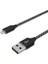 Iphone 14-13-12 11 3.0A Hızlı Halat USB Şarj Kablosu 1MM-(1903) - KA2401-6633 3