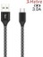 Ally USB Type C 3.0A Hızlı Kopmaz Halat USB Şarj Kablosu 1MM-(1903) - KA4037-5325 2