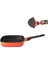 Gem Çıkarılabilir Saplı Stay Cool Izgara Tava Turuncu 24 Cm 1