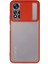 Xiaomi Redmi Note 11T Kılıf Palm Buzlu Kamera Sürgülü Silikon - Kırmızı - KA3276-8564 1