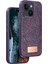 iPhone 15 Bright Simli Kapak - Derin Mor - KA6546-2772 1