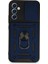 Samsung Galaxy A54 5g Kılıf Pars Lens Yüzüklü Silikon - Lacivert - KA3133-8649 1