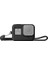 Puluz PU428B Gopro Hero8 Için Silikon Koruma Kılıfı+Wrist STRAP-(1903) - KA6426-4719 1