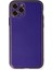 iPhone 11 Pro Kılıf Coco Deri Silikon Kapak - Mor - KA7417-7522 1