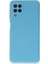 Samsung Galaxy A22 Kılıf Nano Içi Kadife Silikon - Mavi - KA5823-7979 1
