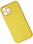 iPhone 12 Pro Kılıf Coco Deri Silikon Kapak - Sarı - KA2217-1139 2