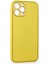 iPhone 12 Pro Kılıf Coco Deri Silikon Kapak - Sarı - KA2217-1139 3