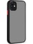 iPhone 12 Kılıf Montreal Silikon Kapak - Siyah - KA4637-2614 1
