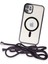 iPhone 11 Kılıf Divo Lazer Askılı Magsafe Kapak - Derin Mor - KA6769-8060 3