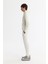 Erkek Ekru Kapüşonlu Baskılı Elastan Sweatshirt A42y1262 3