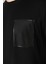 Erkek Siyah Bisiklet Yaka Baskılı Soft Touch T-shirt A41y1010 5